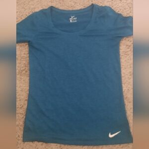 Nike Women's Teal Short Sleeve Tee Dry Fit